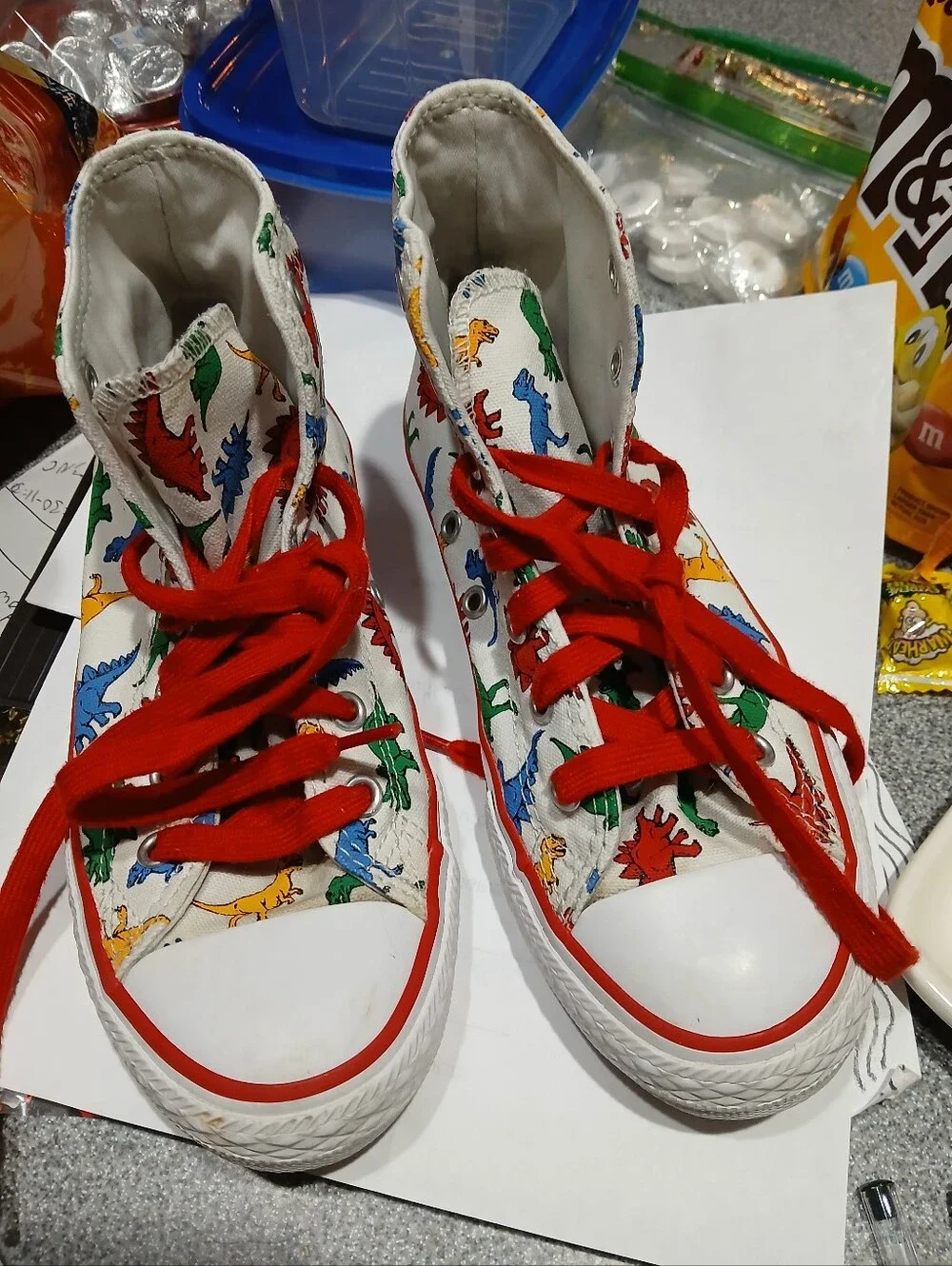 converse dinosar shoes kids